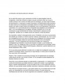 LA ESCUELA DE SOCIOLOGIA DE CHICAGO