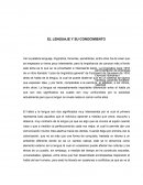 EL LENGUAJE Y SU CONOCIMIENTO