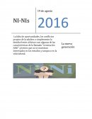 Generacion NINI,, jóvenes que no se muestran interesados en los estudios y tampoco en la vida laboral