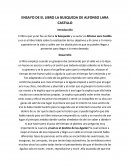 ENSAYO DE EL LIBRO LA BUSQUEDA DE ALFONSO LARA CASTILLO