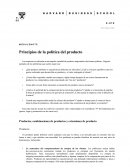 Principios de la politica del Producto.