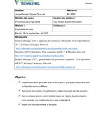 Proyectos de ing evidencia 1. Página 1