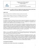 LABORATORIO 1. CLASIFICACIÓN DE COMPUESTOS ORGÁNICOS POR SOLUBILIDAD