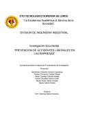 Prevencion de accidentes laborales en las empresas