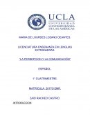 La persepcion y la comunicación