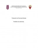 Tributación de Personas Morales Portafolio de evidencias