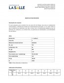 ENSAYO DE PESO ESPECIFICO Descripción de la muestra