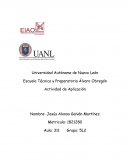 Actividad de Aplicación La función de la velocidad