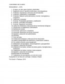 CONTENIDO DE CLASES BIOQUIMICA I – 2016