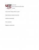 Tutorías I Ensayo del libro “Biología molecular y celular”