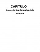 Antecedentes Generales de la Empresa