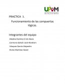 Funcionamiento de Conpuertas logicas