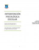 TEORÍA DEL DESARROLLO COGNOSCITIVO DE PIAGET GUÍA DE ESTUDIO Nº 1