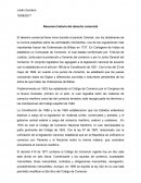Resumen historia del derecho comercial