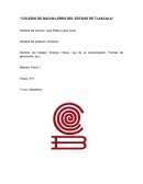 Energía (Tipos, Ley de la concentración, Formas de generación, etc.)