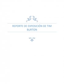 Expocision de Tim Burton MX 2018. Página 1
