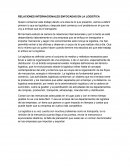 RELACIONES INTERNACIONALES ENFOCADAS EN LA LOGISTICA