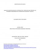 ANALISIS E IDENTIFICACION DE LOS PRODUCTOS Y SERVICIOS QUE OFRECEN LAS ENTIDADES FINANCIERAS EN LOS MUNICIPIOS DE BALBOA Y GUATICA