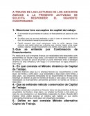 Cuestionario finanzas