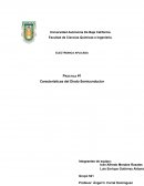 ELECTRONICA APLICADA PRÁCTICA #1 Características del Diodo Semiconductor
