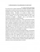 La deshumanizacion en los profecionales de la salud mental