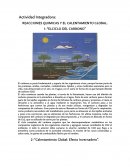 REACCIONES QUIMICAS Y EL CALENTAMIENTO GLOBAL. 1-“ELCICLO DEL CARBONO”