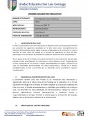 INFORME DIAGNÓSTICO PRESUNTIVO