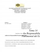Análisis de la Responsabilidad Patrimonial del Estado