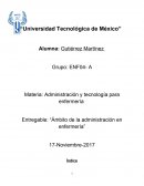 Ámbito de la administración en enfermería