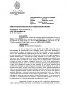 FORMALIZACION Y CONTINUACION DE LA INVESTIGACION PREPARATORIA
