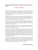 Hacer un análisis de la película “Detrás de la pizarra” e identificar los elementos de los 4 tipos de currículum