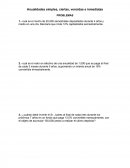 Anualidades simples, ciertas, vencidas e inmediatas PROBLEMAS