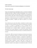 Ensayo sobre la construcción de relaciones pedagógicas con los estudiantes
