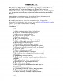 PREGUNTAS FRECUENTES. JUGAR AL BOWLING
