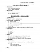 Evaluación inicial de la víctima
