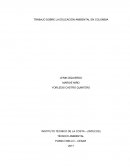 TRABAJO SOBRE LA EDUCACIÓN AMBIENTAL EN COLOMBIA