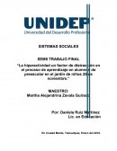 “La hiperactividad un factor de distracción en el proceso de aprendizaje en alumnos de preescolar en el jardín de niños 20 de noviembre.”