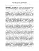 CONTRATO PRIVADO DE PRESTACIÓN DE SERVICIOS PROFESIONALES