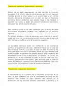 México es capitalista, dependiente y atrasado