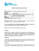 FORMATO REGISTRO DIARIO DE CAMPO