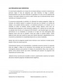 LAS PREGUNTAS QUE IMPORTAN