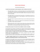 Taller de ética Profesional