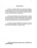 Análisis de mercado objetivo del Consorcio de Bancas CROMO