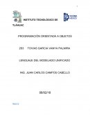 LENGUAJE DE MODELADO UNIFICADO: DIAGRAMA DE CLASES