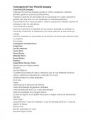 Transcripción de Trans World Oil Company