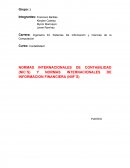 NORMAS INTERNACIONALES DE CONTABILIDAD (NIC´S) Y NORMAS INTERNACIONALES DE INFORMACION FINANCIERA