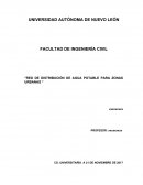 Red de distribucion de agua potable