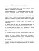 Enfoques: Matemático, sistemas y situacional