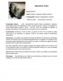 Sistema cristalográfico: Rómbico