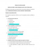 PRUEBA DE AUTOEVALUACIÓN ACTIVIDAD